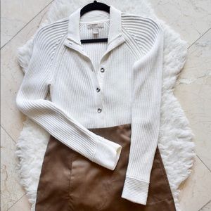 Zara Espresso Suede Skirt - With Pockets!